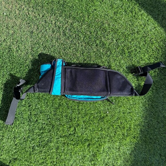 LL Bean Fanny Pack With Bottle‎ Holder - Teal & Black - Adjustable Belt - Picture 4 of 7